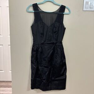 Erin Fetherston Elegant Black Sleeveless Dress with Bow on the Back